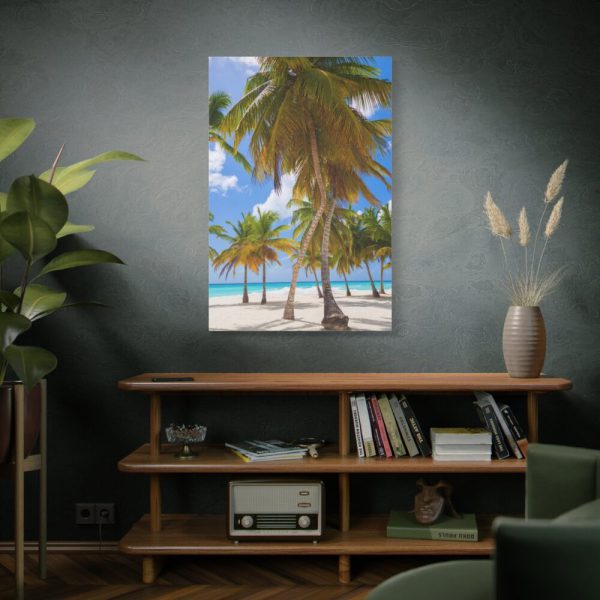 91655-189.jpg Palm Trees On The Beach Standard Canvas