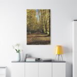 Yellow Fallen Leaves From Trees Standard Canvas - Image 3