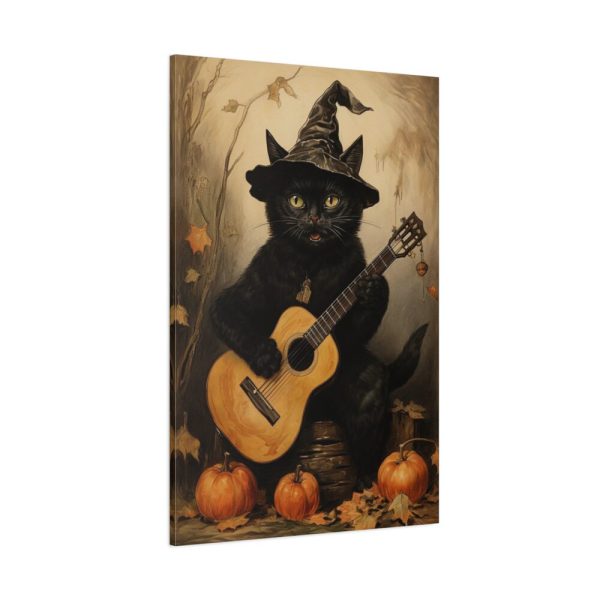 91655-45.jpg Black Cat Musician Poster Standard Canvas