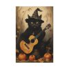 91655-46.jpg Black Cat Musician Poster Standard Canvas