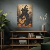 91655-49.jpg Black Cat Musician Poster Standard Canvas