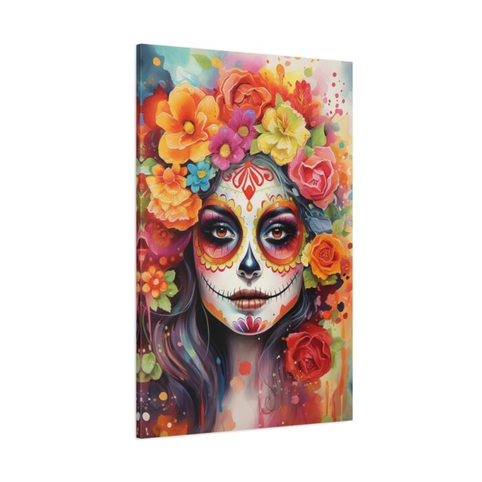 Day Of The Dead Portrait Standard Canvas - Image 1
