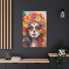 91655-53.jpg Day Of The Dead Portrait Standard Canvas