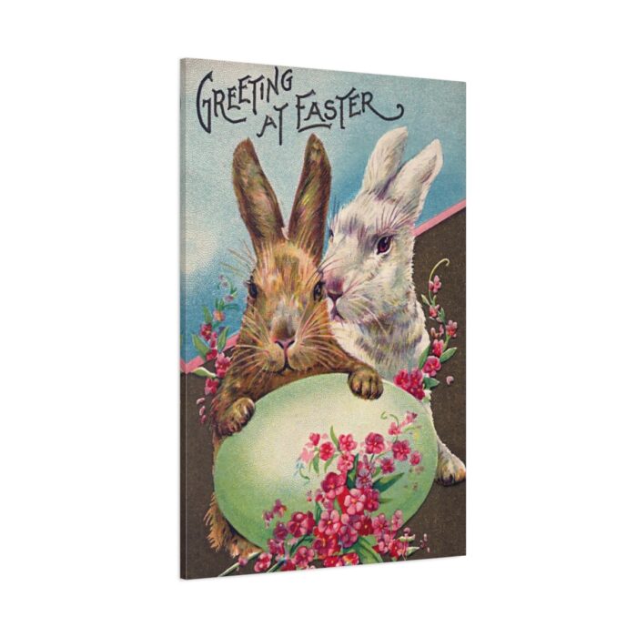 Easter Bunny Easter Eggs Standard Canvas - Image 1