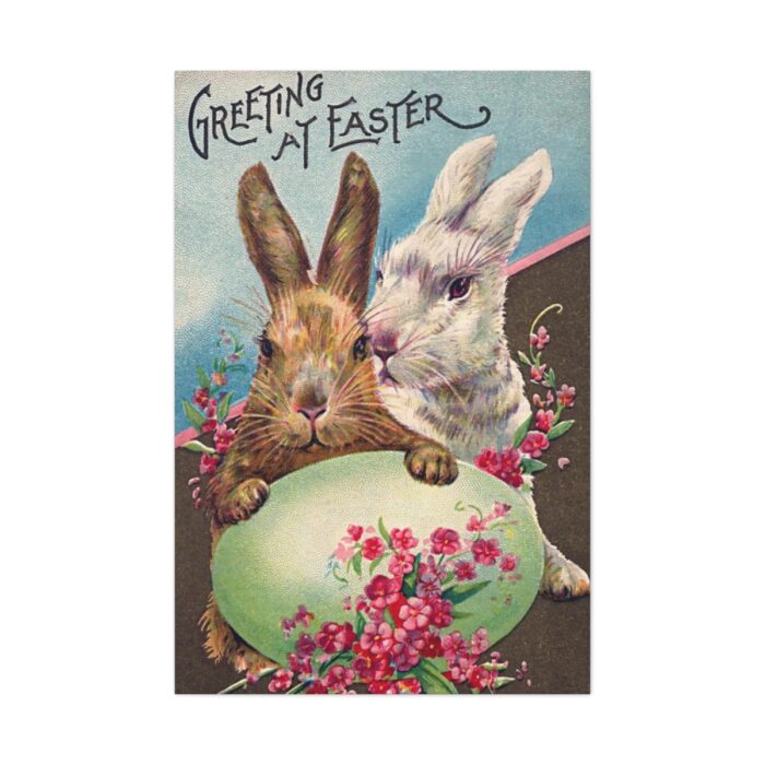 Easter Bunny Easter Eggs Standard Canvas - Image 2