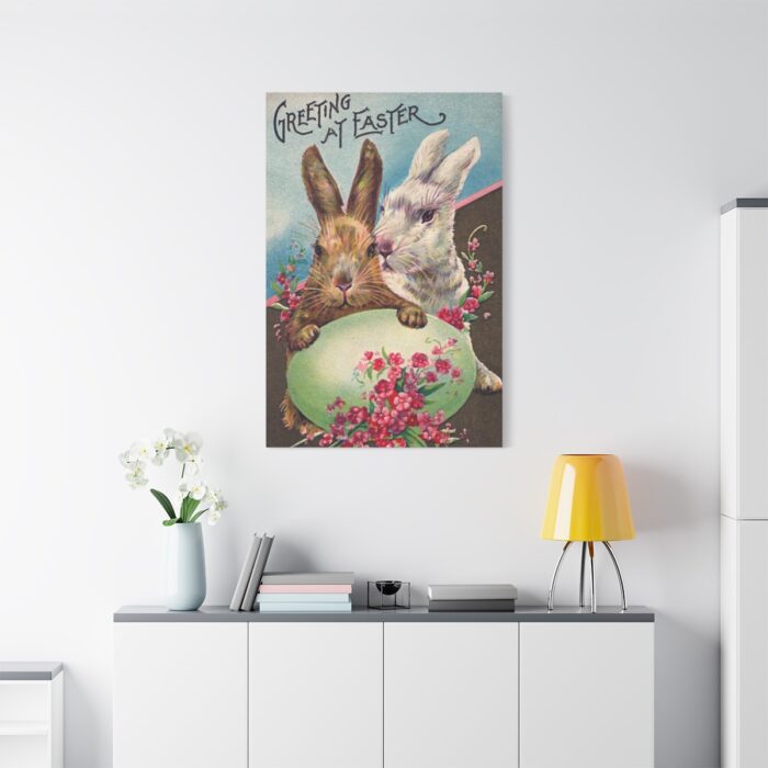 Easter Bunny Easter Eggs Standard Canvas - Image 3