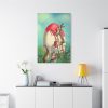 91655-62.jpg Easter Bunny Paints Eggs Standard Canvas