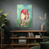 91655-64.jpg Easter Bunny Paints Eggs Standard Canvas