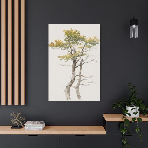 91655-68.jpg Study of Deciduous Tree by Friedrich von Scheidlin Standard Canvas