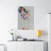 91655-92.jpg Glamorous Woman in a Wine Glass Standard Canvas