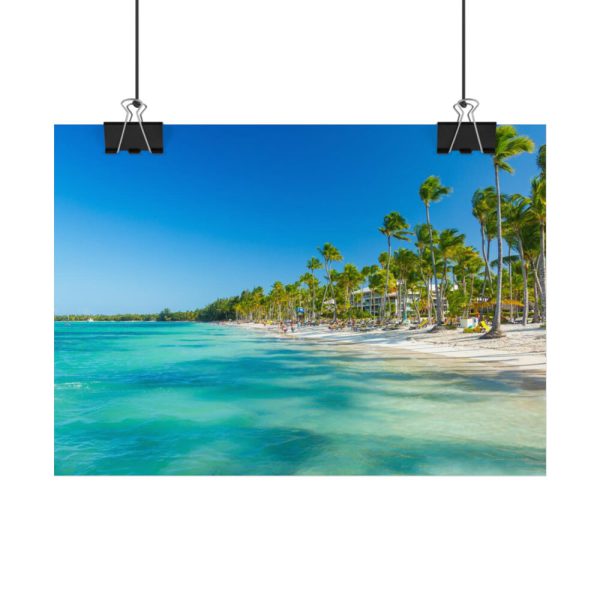92368-11.jpg Palm Trees On The Beach Poster