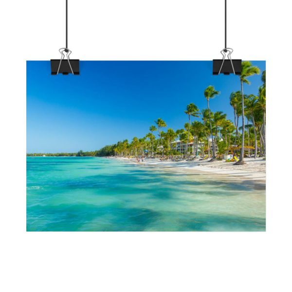 92369-11.jpg Palm Trees On The Beach Poster