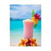 92391.jpg Tropical Colorful Drink on the White Sand Beach Poster