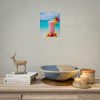 92392-3.jpg Tropical Colorful Drink on the White Sand Beach Poster