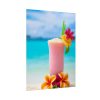 92401-2.jpg Tropical Colorful Drink on the White Sand Beach Poster