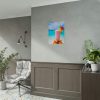 92401-4.jpg Tropical Colorful Drink on the White Sand Beach Poster
