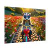 92408-132.jpg Animal on Bicycle Poster