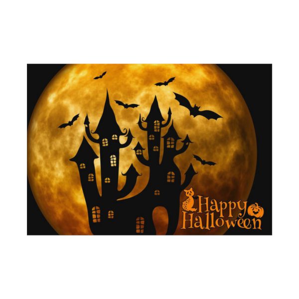 92408-145.jpg Halloween Castle Weird Surreal Atmosphere Poster