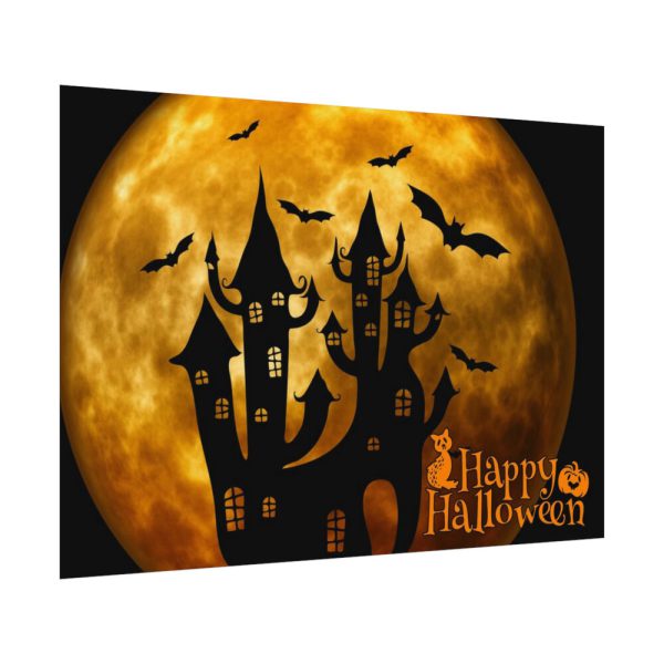 92408-147.jpg Halloween Castle Weird Surreal Atmosphere Poster