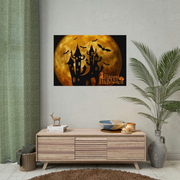 92408-148.jpg Halloween Castle Weird Surreal Atmosphere Poster