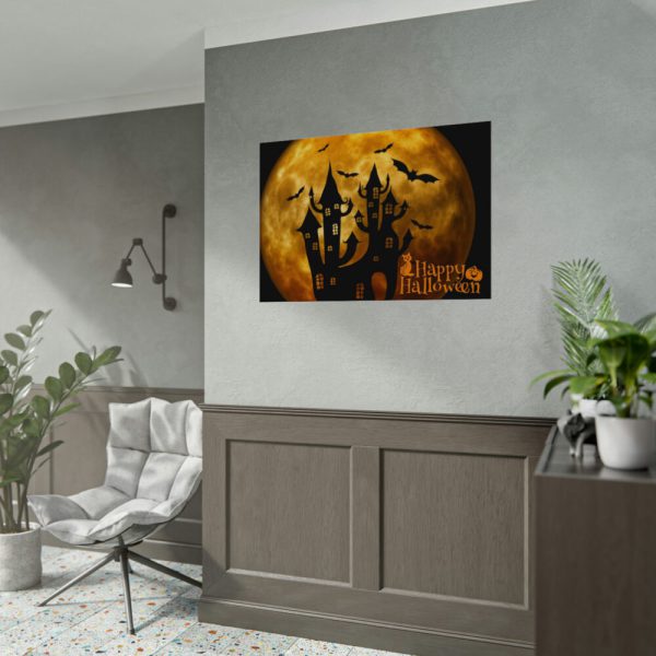 92408-149.jpg Halloween Castle Weird Surreal Atmosphere Poster