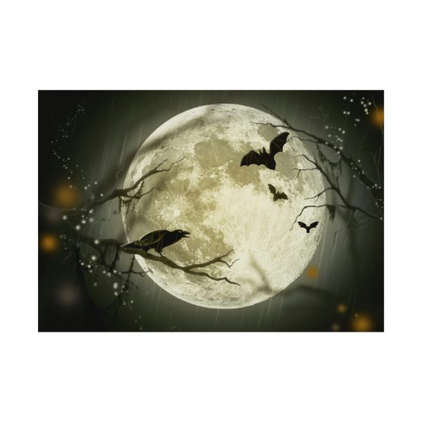 92408-175.jpg Full Moon on Halloween Poster