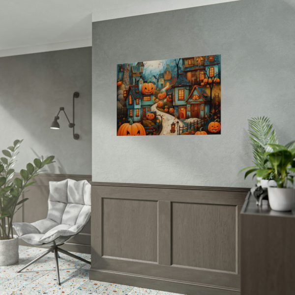 92408-184.jpg Halloween Jack-o-Lantern Village Poster