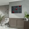92408-19.jpg Tic Tac Toe Love Heart Poster