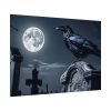 92408-197.jpg Raven Crow Gravestones Full Moon Poster