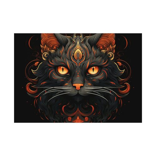 92408-205.jpg Halloween Mystic Black Cat Poster