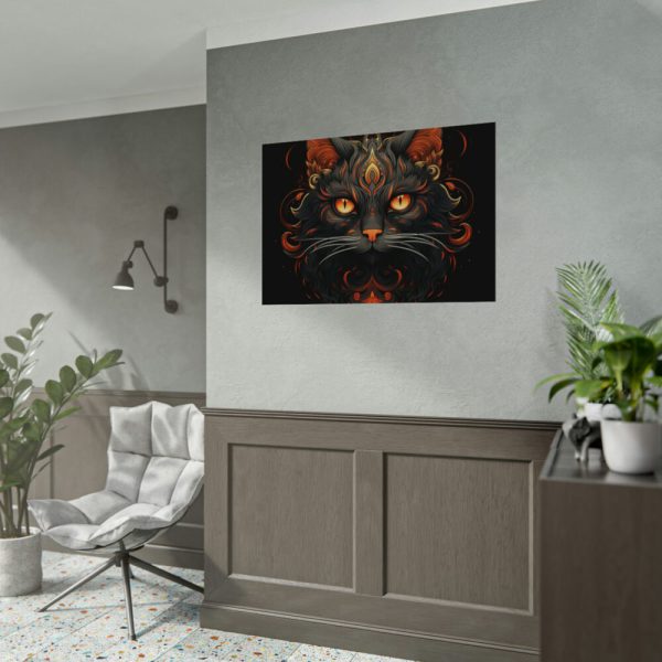 92408-209.jpg Halloween Mystic Black Cat Poster