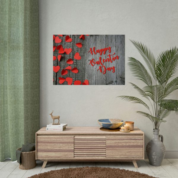 Valentines Day Red Heart Poster