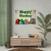 92408-238.jpg Two Easter Bunny with Eggs Poster