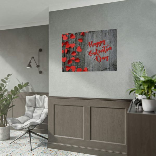Valentines Day Red Heart Poster