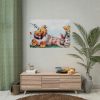 92408-273.jpg Chickens Chicks and Easter Bunny Poster