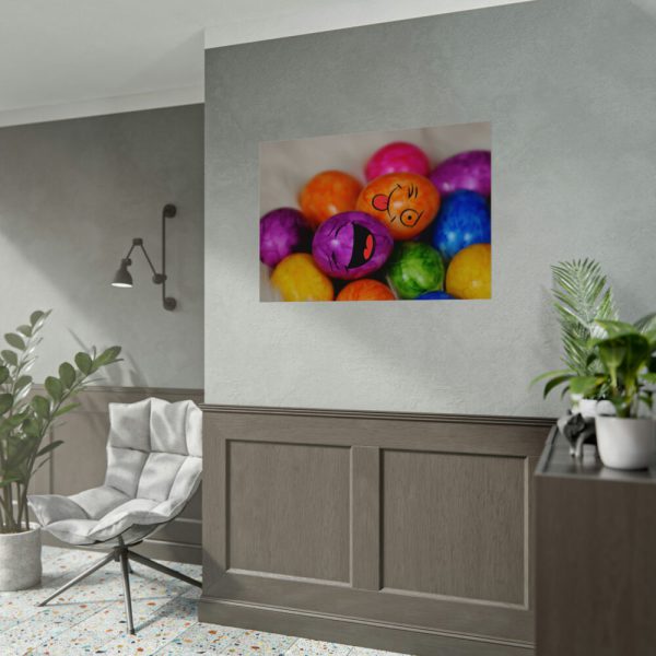 92408-284.jpg Happy Easter Eggs Poster