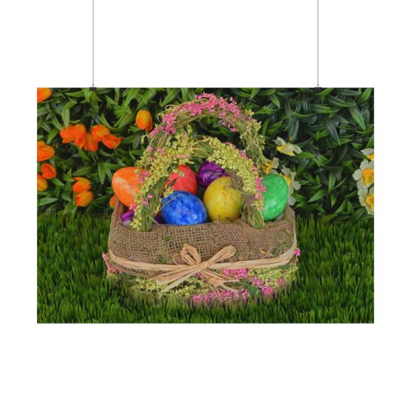 92408-291.jpg Basket Easter Eggs Poster
