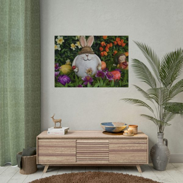 92408-298.jpg Easter Bunny in Spring Poster