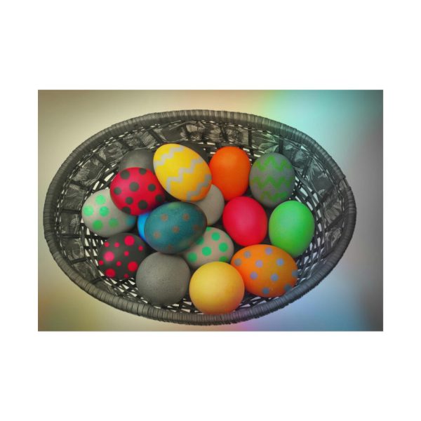 Happy Easter Decoration Poster
