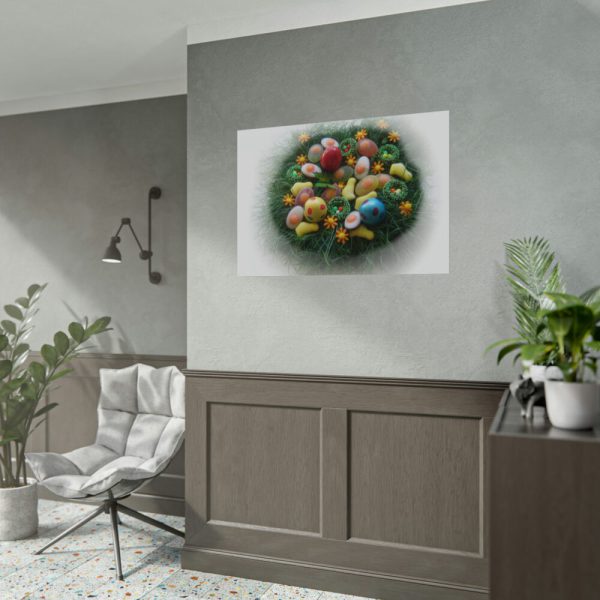 92408-319.jpg Colorful Eggs Poster
