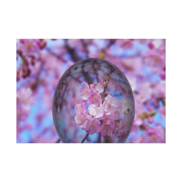 Easter Egg Cherry Blossom Poster