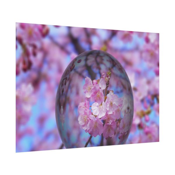 Easter Egg Cherry Blossom Poster