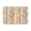 92408-391.jpg Bare Tree And Autumn Fall Leaves Poster
