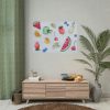 Fruit, Summer, Vitamins, Watercolor Poster