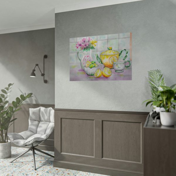 92408-424.jpg Tea Party Still Life Lemons Poster