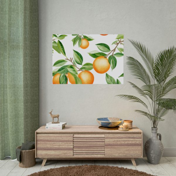 92408-488.jpg Seamless Orange Fruit Poster