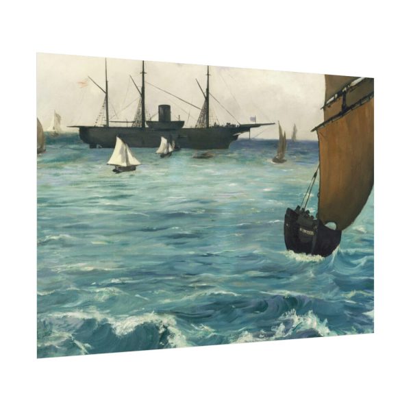 92408-507.jpg The "Kearsarge" at Boulogne Poster