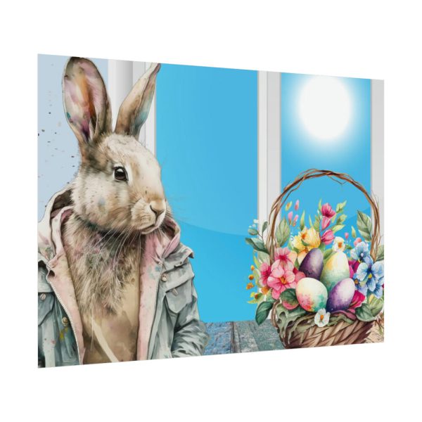 Cool Easter Rabbit In Jacket Poster