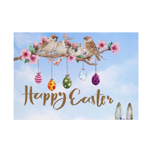 92408-515.jpg Easter Eggs, Rabbit And Birds Poster