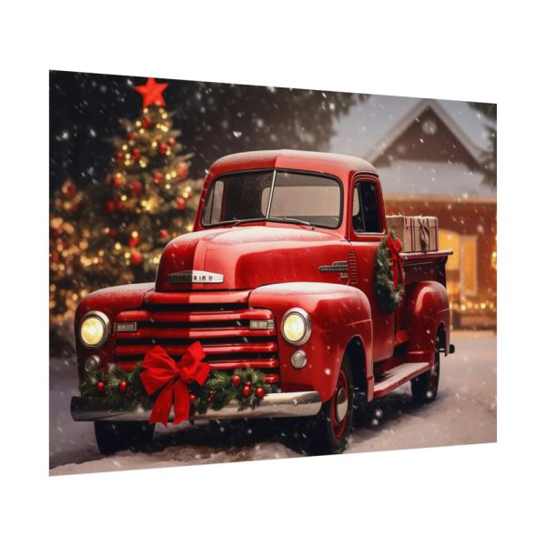 92408-52.jpg Vintage Christmas Pickup Poster